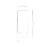 Wandlamp LAPPO wit