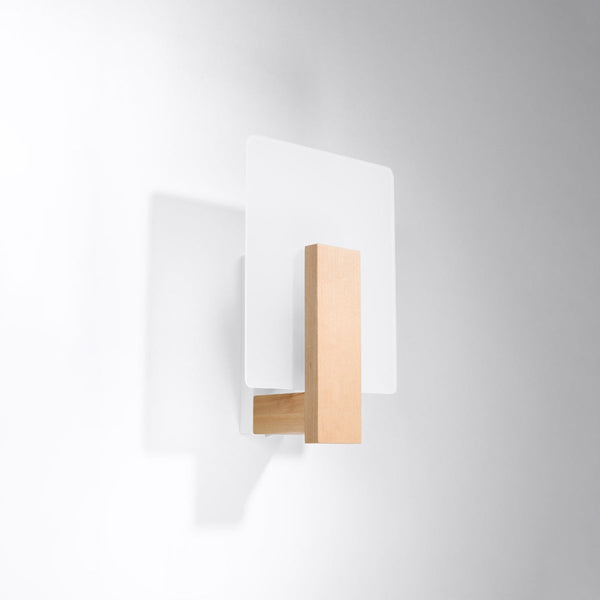 Wandlamp LAPPO naturel hout