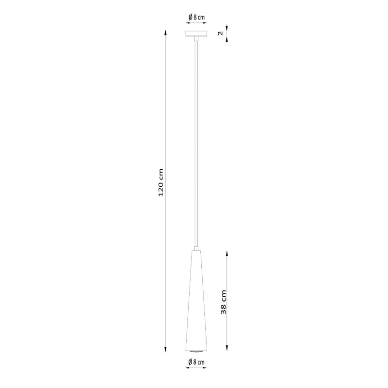 Hanglamp SULA 1 naturel hout