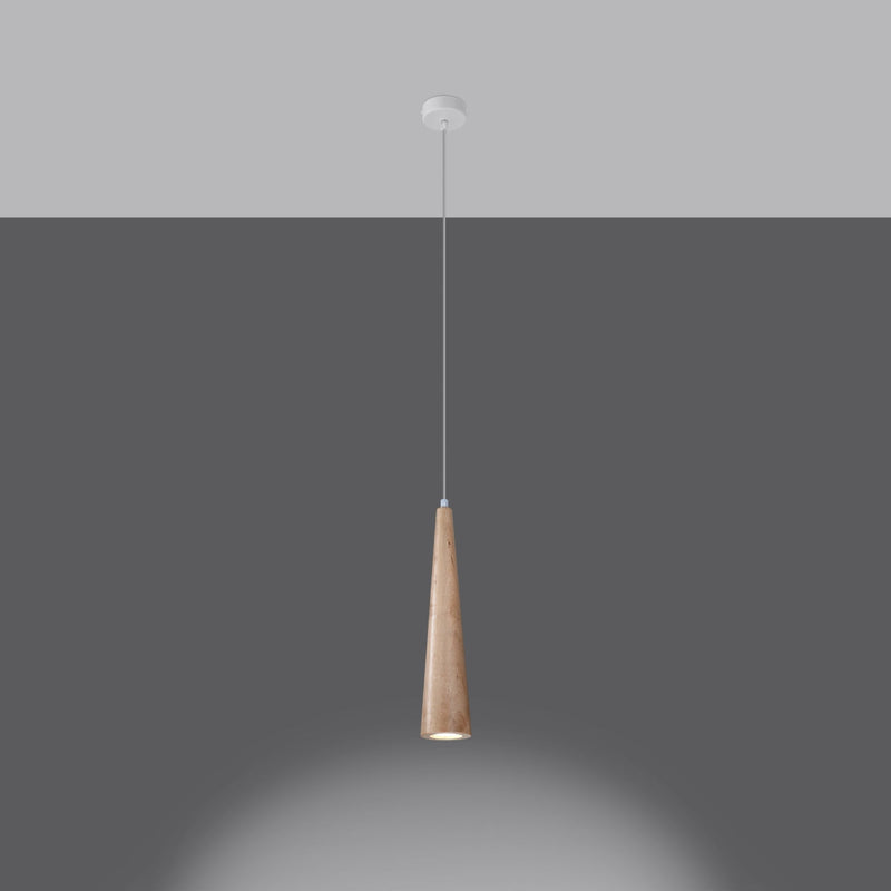 Hanglamp SULA 1 naturel hout