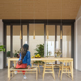 Hanglamp SULA 3P naturel hout