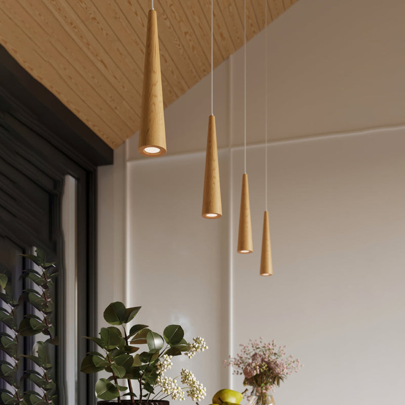 Hanglamp SULA 3P naturel hout