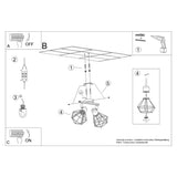 Plafondlamp ARTEMIS 2 zwart