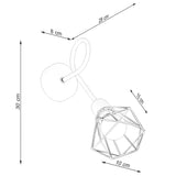 Wandlamp ARTEMIS 1S zwart