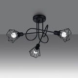 Moderne Zwarte Kroonluchter ARTEMIS 3S