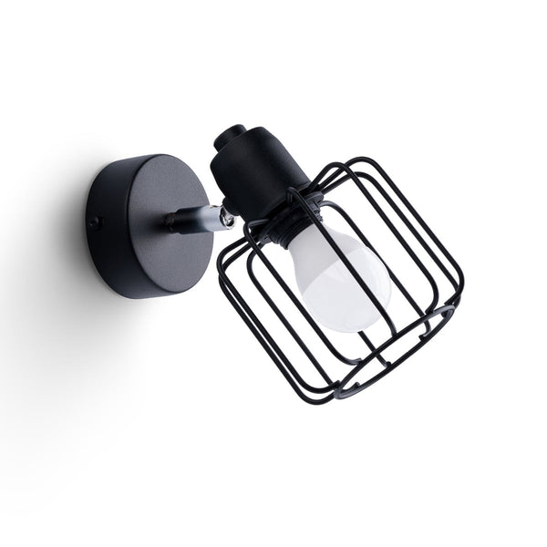 Wandlamp BELUCI 1 zwart