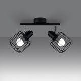 Plafondlamp BELUCI 2 zwart