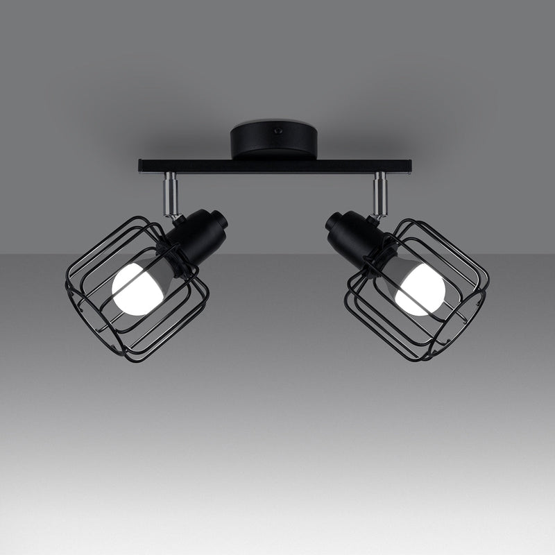 Plafondlamp BELUCI 2 zwart
