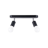 Plafondlamp FORNES 2 zwart