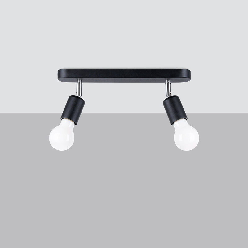 Plafondlamp FORNES 2 zwart