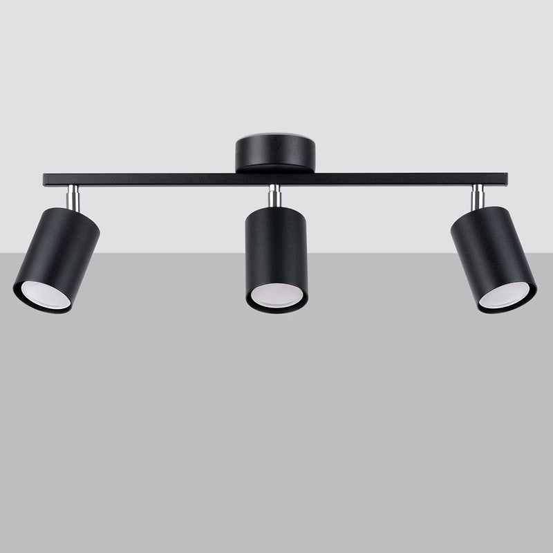 Plafondlamp LEMMI 3 zwart