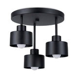 Plafondlamp SAVAR 3 zwart
