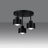 Plafondlamp SAVAR 3 zwart
