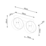 Plafondlamp TITRAN 2 wit