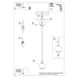 Hanglamp ALINO 1 zwart