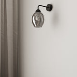 Symmetrische zwarte Kroonluchter FILLAN 3