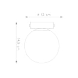 Plafondlamp YOLI 1 wit