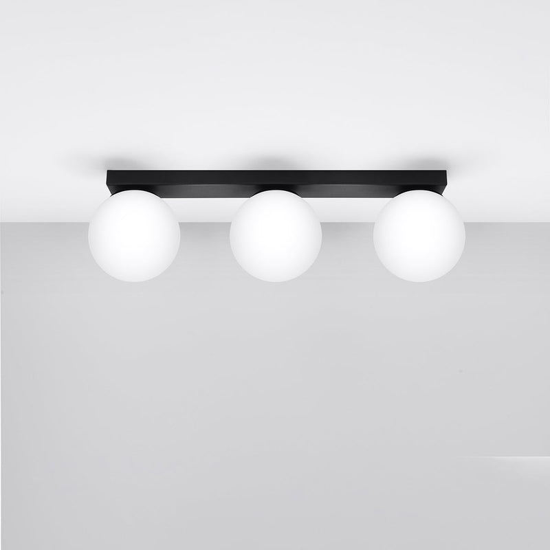Plafondlamp YOLI 3 zwart