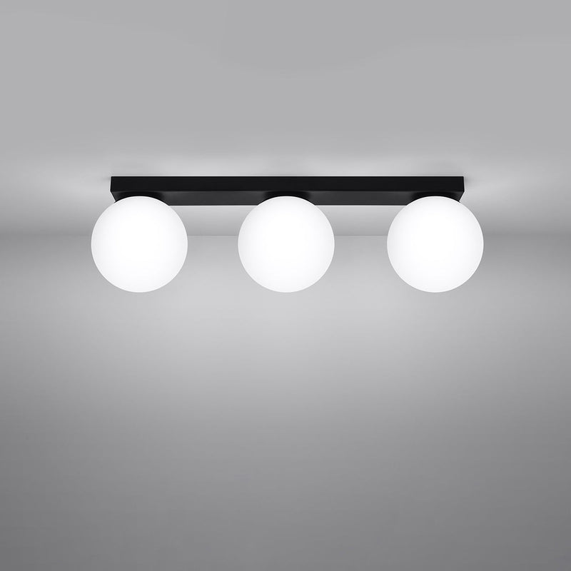 Plafondlamp YOLI 3 zwart