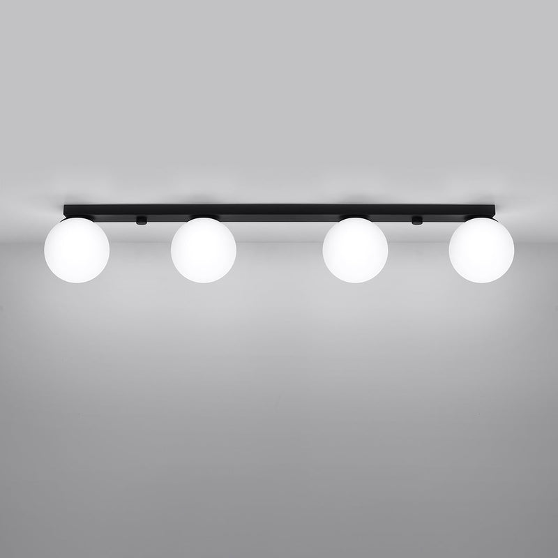 Plafondlamp YOLI 4 zwart