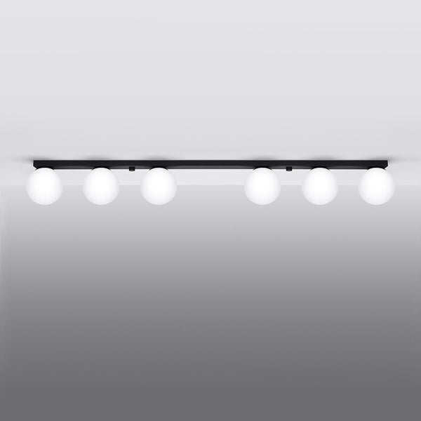 Plafondlamp YOLI 6 zwart