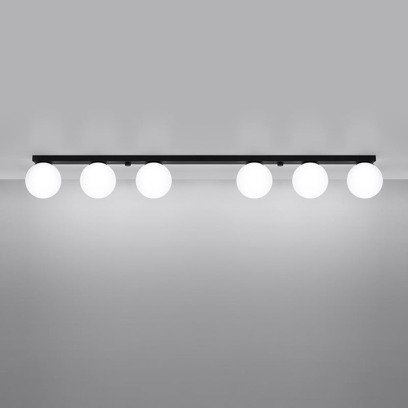 Plafondlamp YOLI 6 zwart