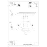 Plafondlamp TAVO 1