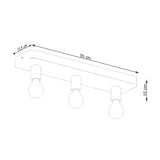 Plafondlamp TAVO 3