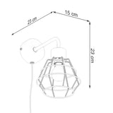 Wandlamp SUBA zwart