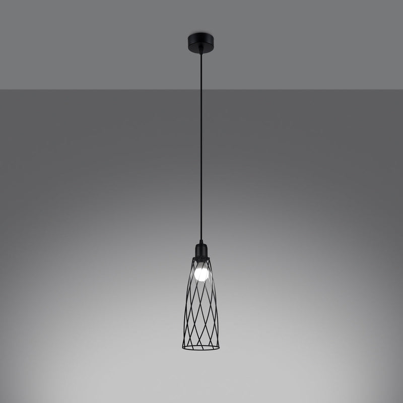 Hanglamp SUBA 1 zwart