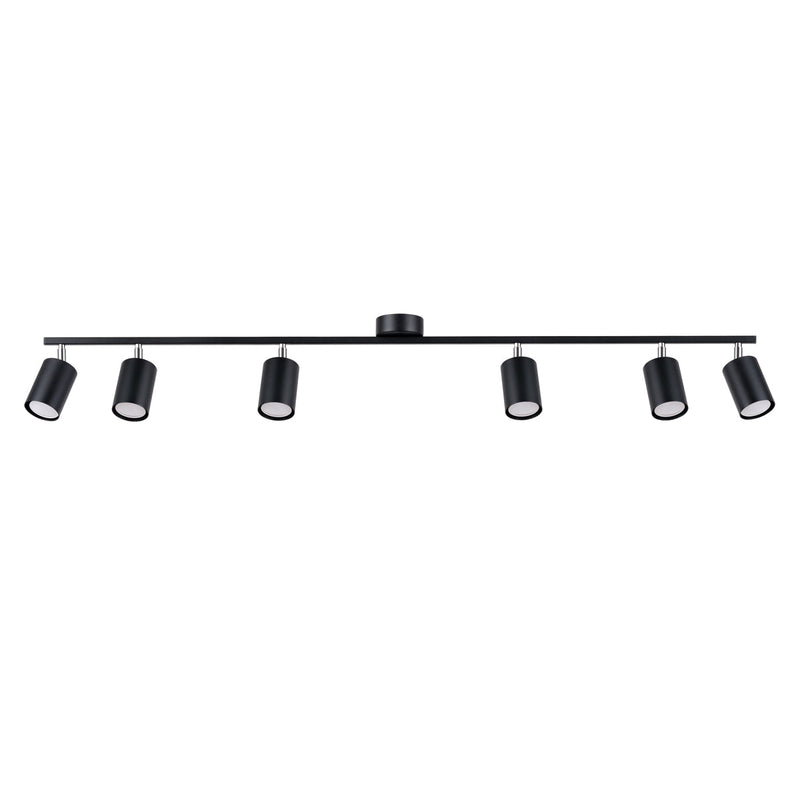 Plafondlamp LEMMI 6L zwart