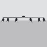 Plafondlamp LEMMI 6L zwart
