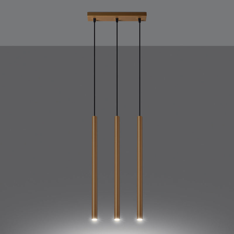 Hanglamp PASTELO 3L goud