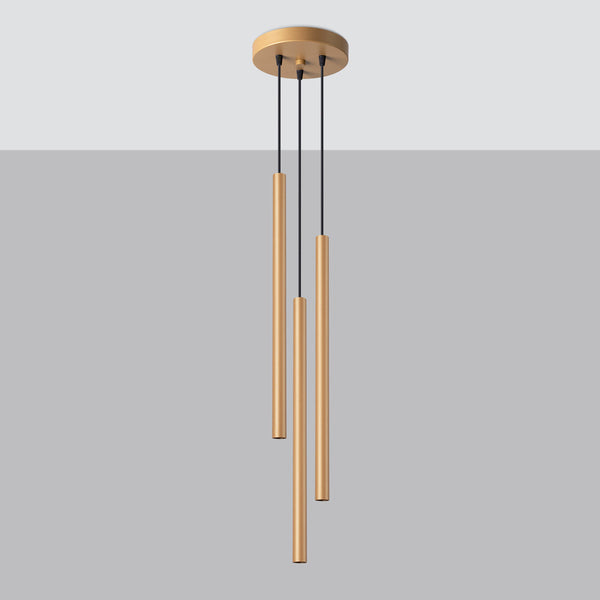 Hanglamp PASTELO 3P goud