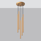 Hanglamp PASTELO 5P goud