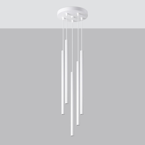 Hanglamp PASTELO 5P wit