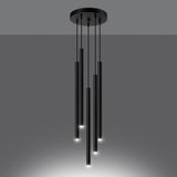 Hanglamp PASTELO 5P zwart