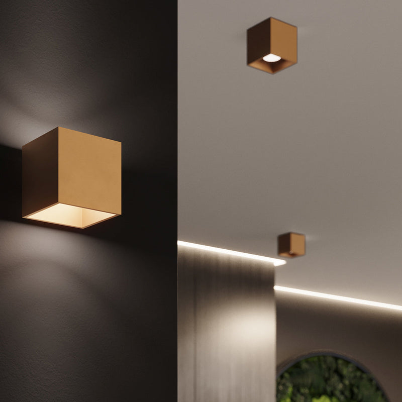 Wandlamp QUAD 1 goud