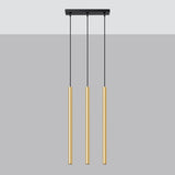 Hanglamp PASTELO 3L goud gepolijst