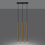 Hanglamp PASTELO 3L goud gepolijst