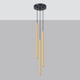 Hanglamp PASTELO 3P gepolijst goud
