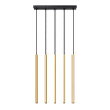 Hanglamp PASTELO 5L goud gepolijst