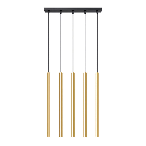 Hanglamp PASTELO 5L goud gepolijst