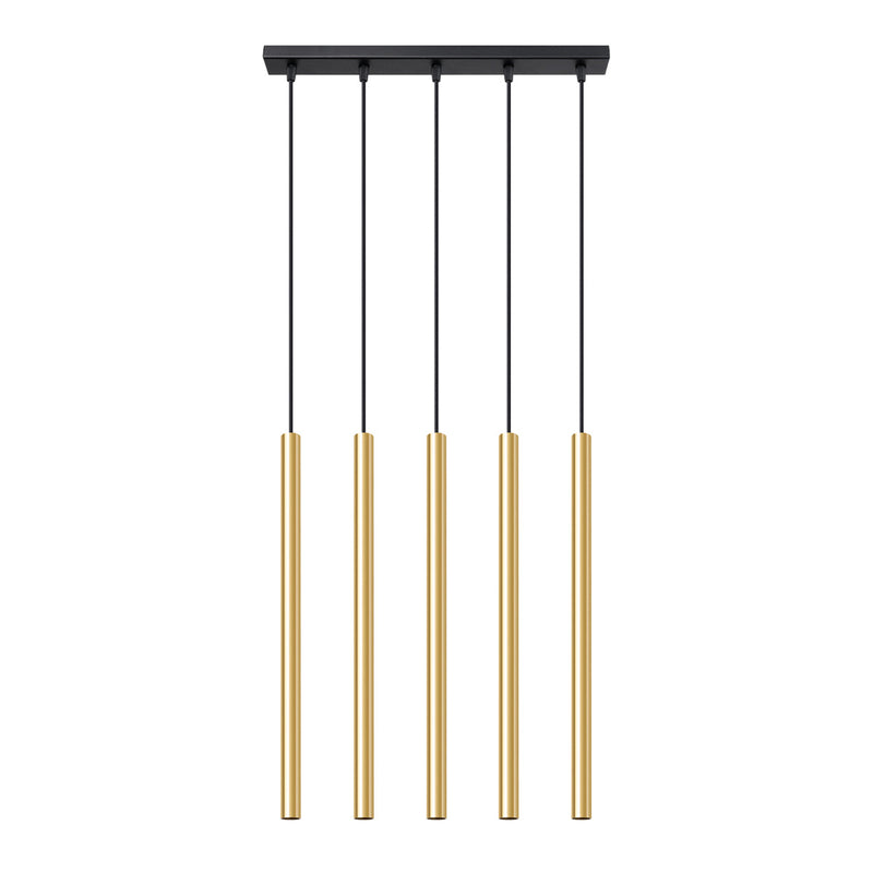 Hanglamp PASTELO 5L goud gepolijst