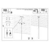 Hanglamp PASTELO 1 chroom