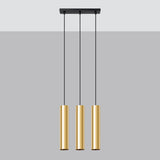 Hanglamp LAGOS 3 gepolijst goud