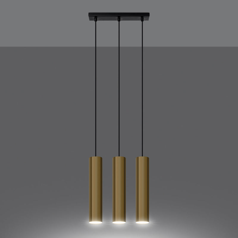 Hanglamp LAGOS 3 gepolijst goud
