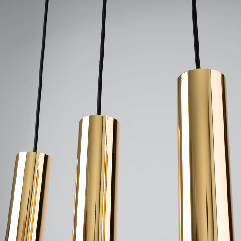 Hanglamp LAGOS 3 gepolijst goud