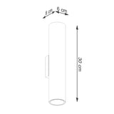 Wandlamp LAGOS 2 gepolijst goud