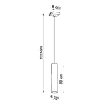Hanglamp LAGOS 1 chroom